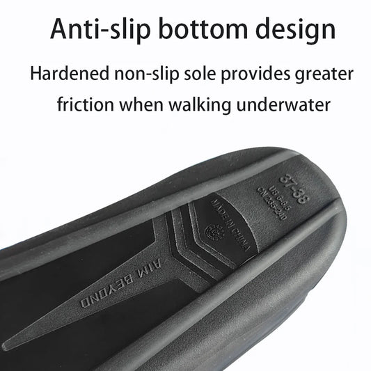 Long Fins Lightweight Flippers in Water