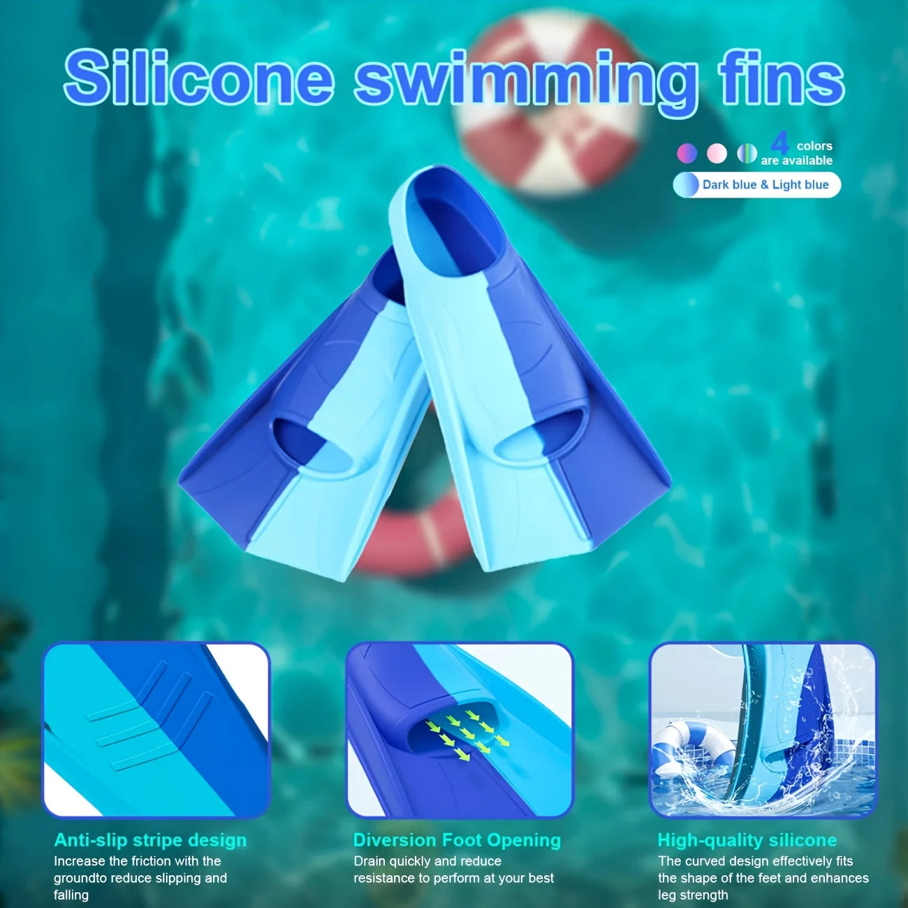 Silicone Swimming Fins